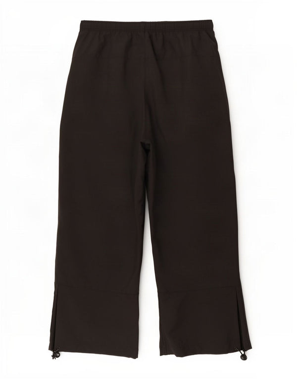 Pantaloni della tuta Nike Capri da donna UK 8/10 piccoli poliestere nero