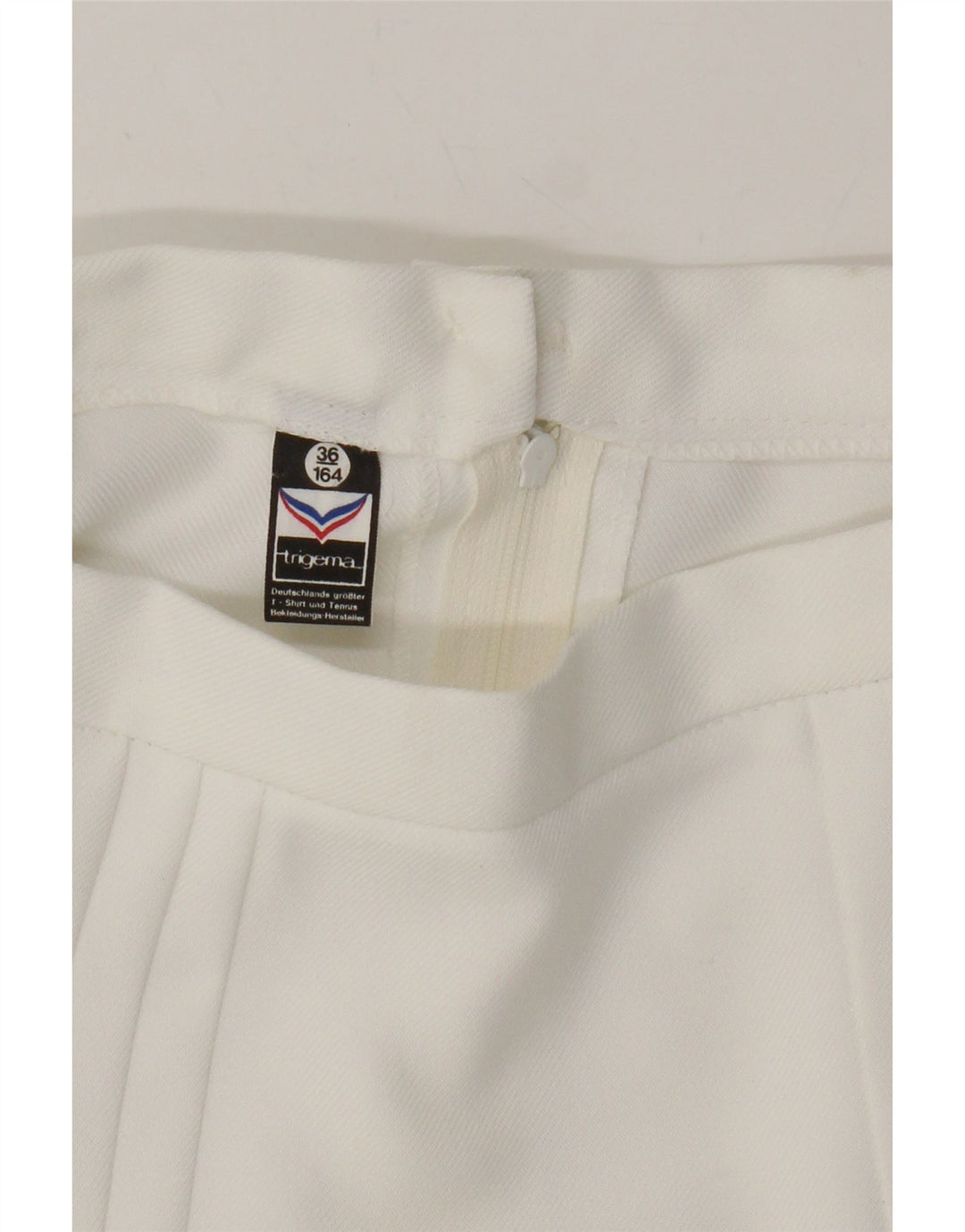 TRIGEMA Womens Tennis Skirt EU 36 Small White Polyester Vintage Trigema and Second-Hand Trigema from Messina Hembry 