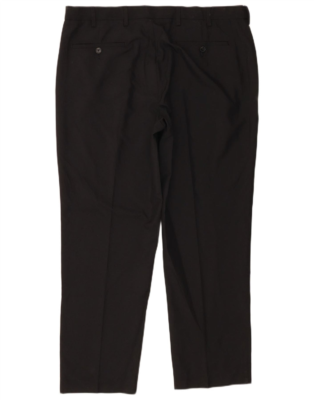 Pantaloni chino vestibilità regolare da uomo Marks & Spencer W38 L29 poliestere nero