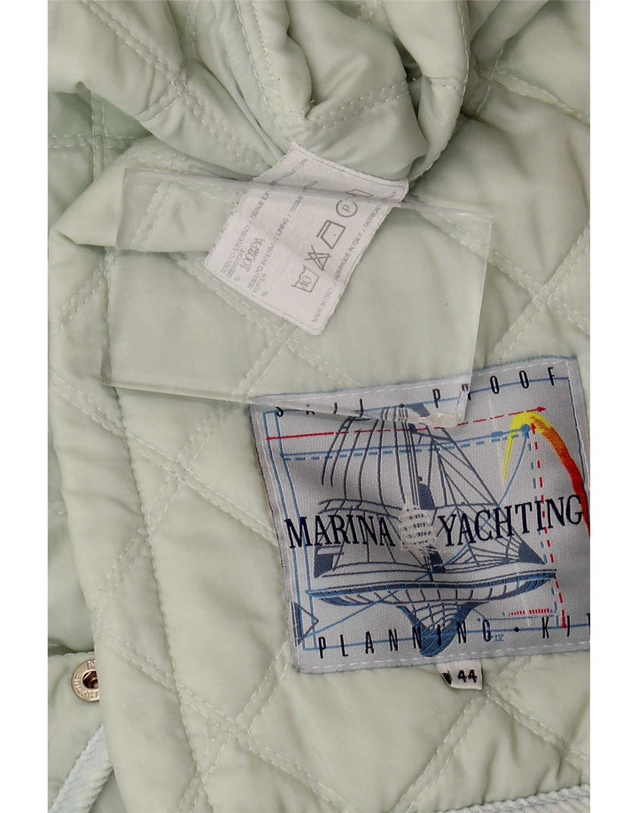 Gilet trapuntato da donna Marina Yachting IT 44 Nylon verde medio