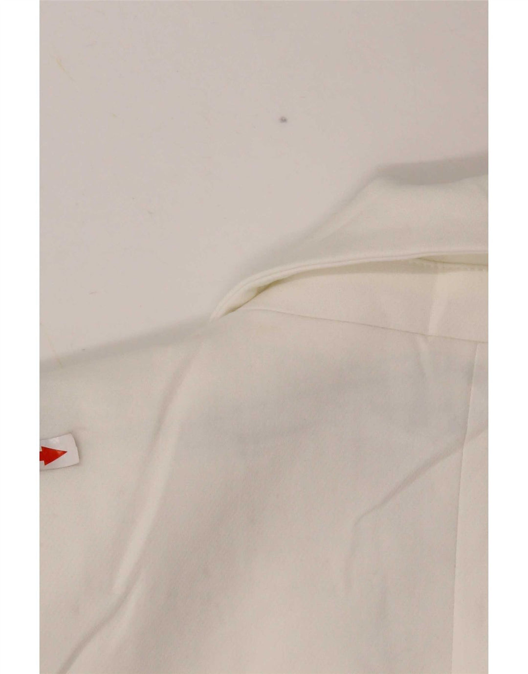 Giacca blazer a 1 bottone da donna Zara UK 14 poliestere bianco medio