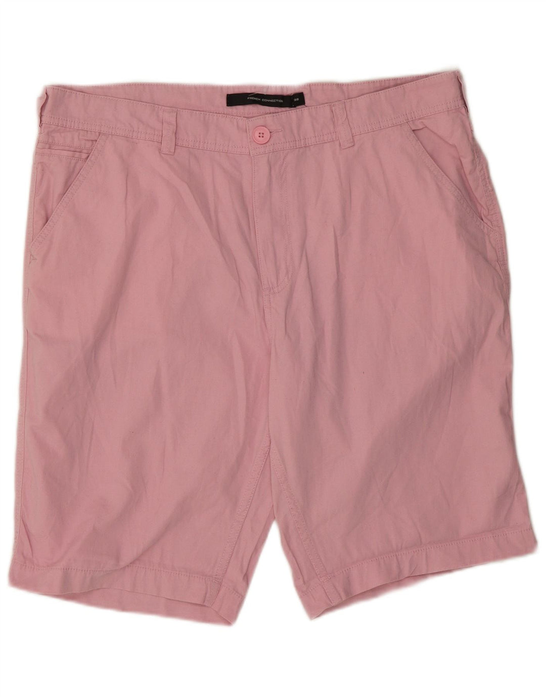 Pantaloncini chino da uomo French Connection W38 XL in cotone rosa