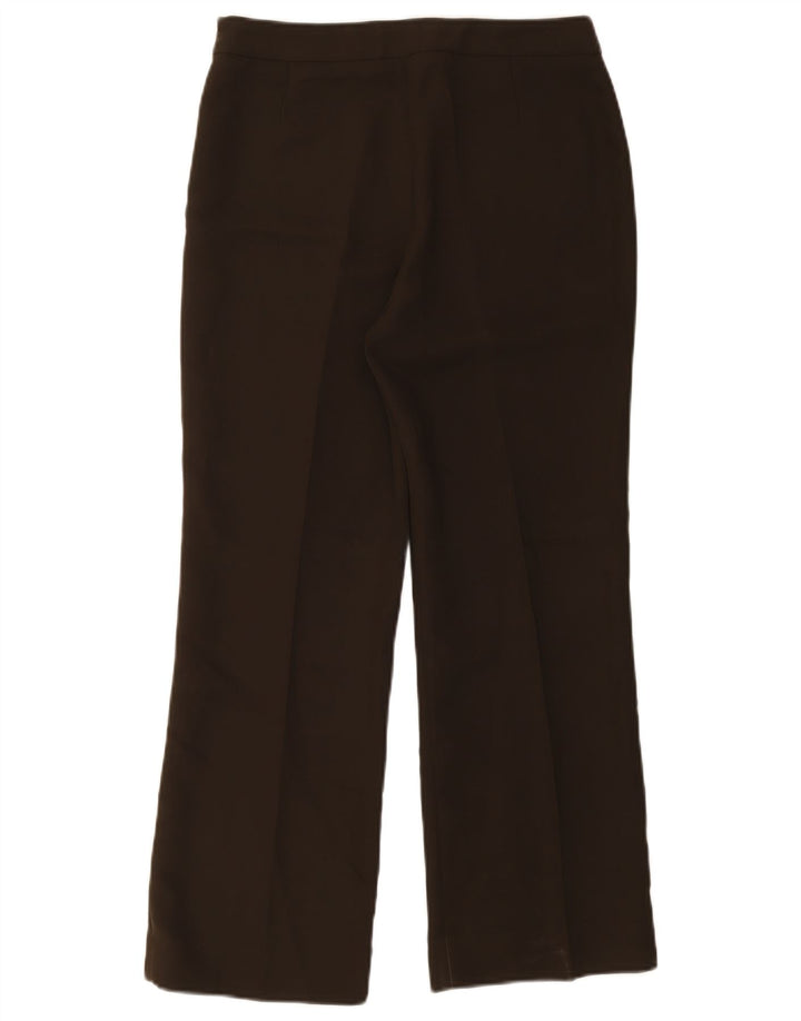 Pantaloni casual dritti da donna Zara EU 40 Medium W30 L28 Poliestere marrone