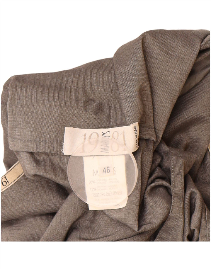 Giubbotto bomber con cappuccio da donna Marly's del 1981 IT 46 Large in viscosa grigia