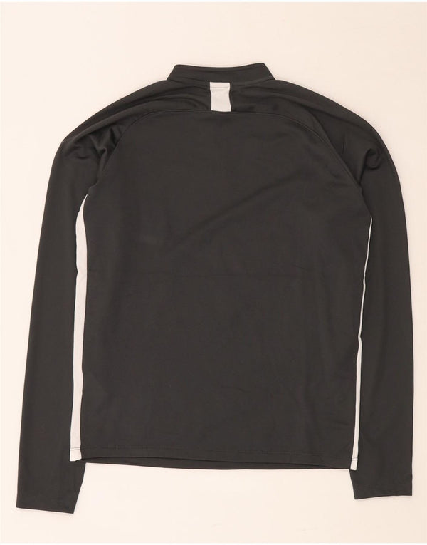 Top della tuta pullover NIKE da ragazzo Dri Fit con zip e collo 13-14 anni XL Grigio