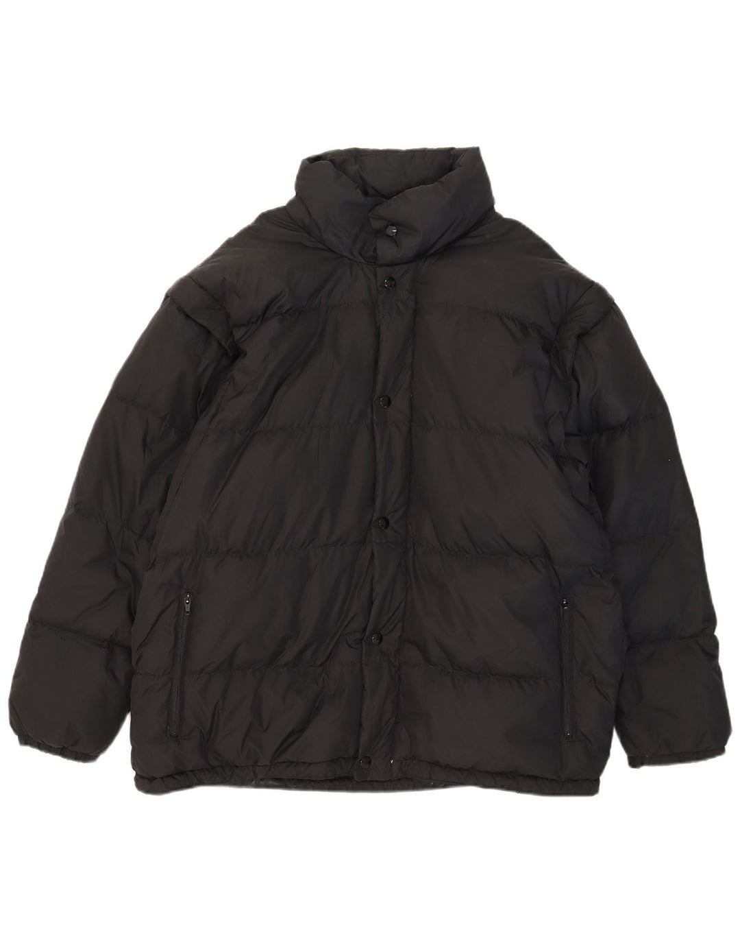 Piumino Brugi Uomo con Cappuccio IT 52 XL Nero Poliammide