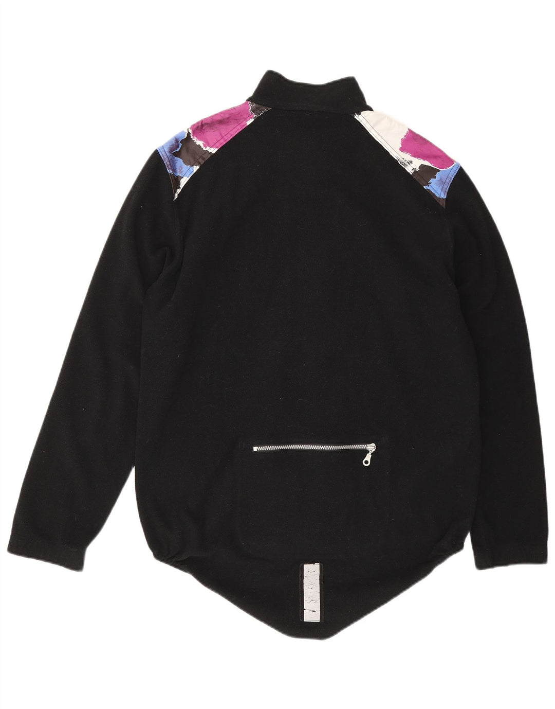Giacca in pile da uomo Loffler UK 38 media nera geometrica