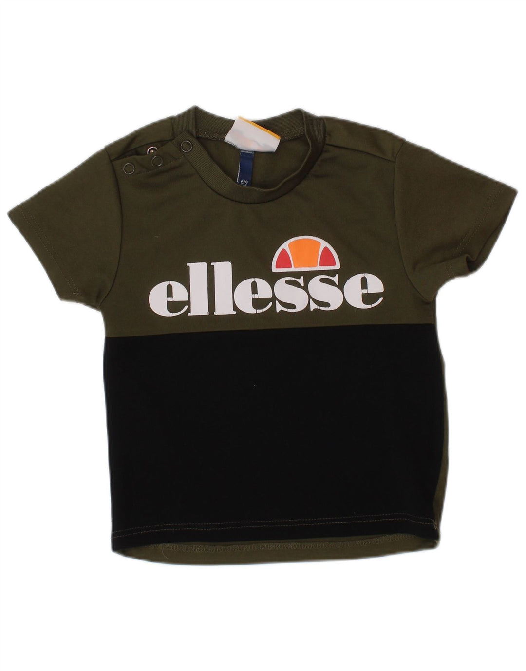 ELLESSE T-shirt grafica per neonato da 6-9 mesi color kaki