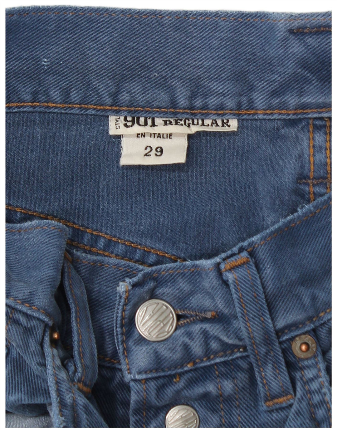 Replay Jeans dritti da uomo 901 vestibilità regolare W29 L29 cotone blu