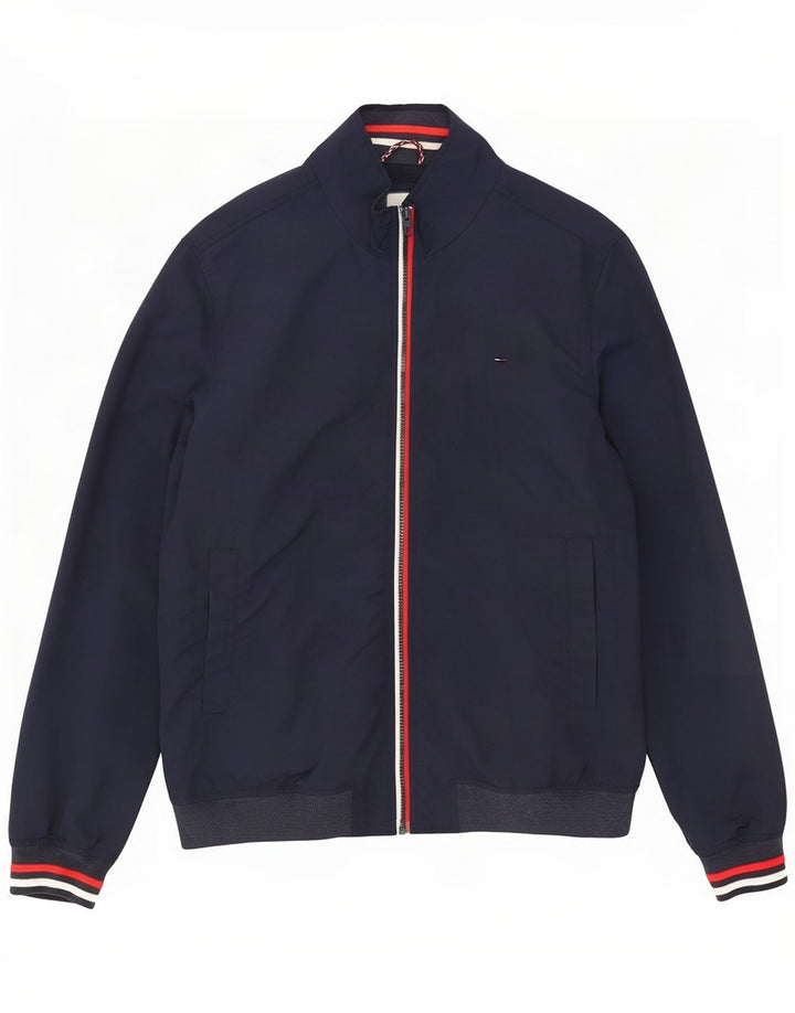 Giubbotto bomber da uomo Tommy Hilfiger UK 44 2XL Poliammide blu navy
