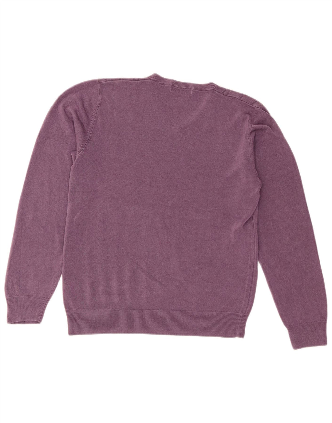 Maglione maglione con scollo a V da donna Marks & Spencer UK 14 Viola medio