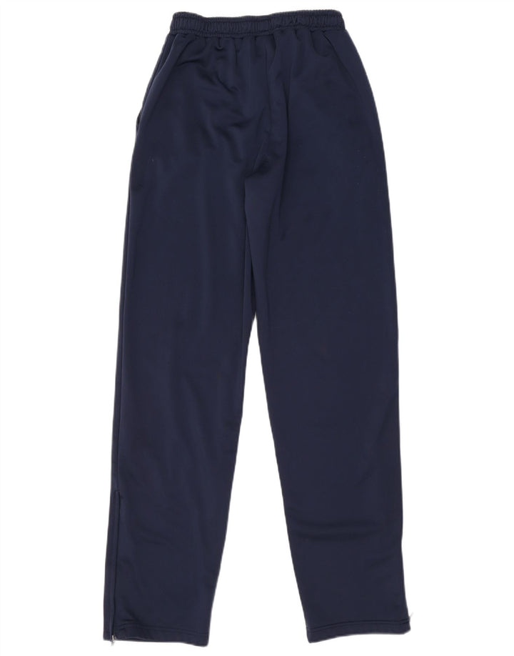 Pantaloni da tuta da uomo Asics medi in poliestere blu navy