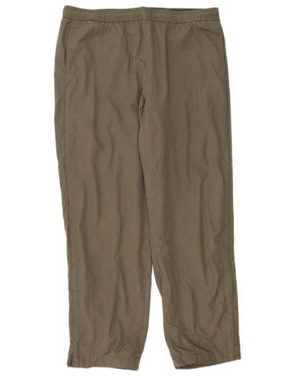 Pantaloni da tuta da uomo Izod grandi in poliestere kaki