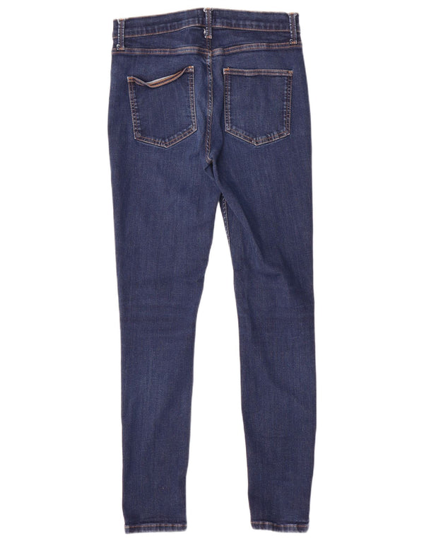 Jeans skinny da donna French Connection UK 12 medio W28 L29 cotone blu