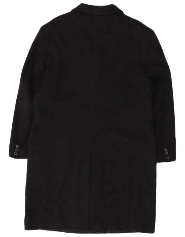 Cappotto Chesterfield da uomo VINTAGE IT 54 2XL Lana nera