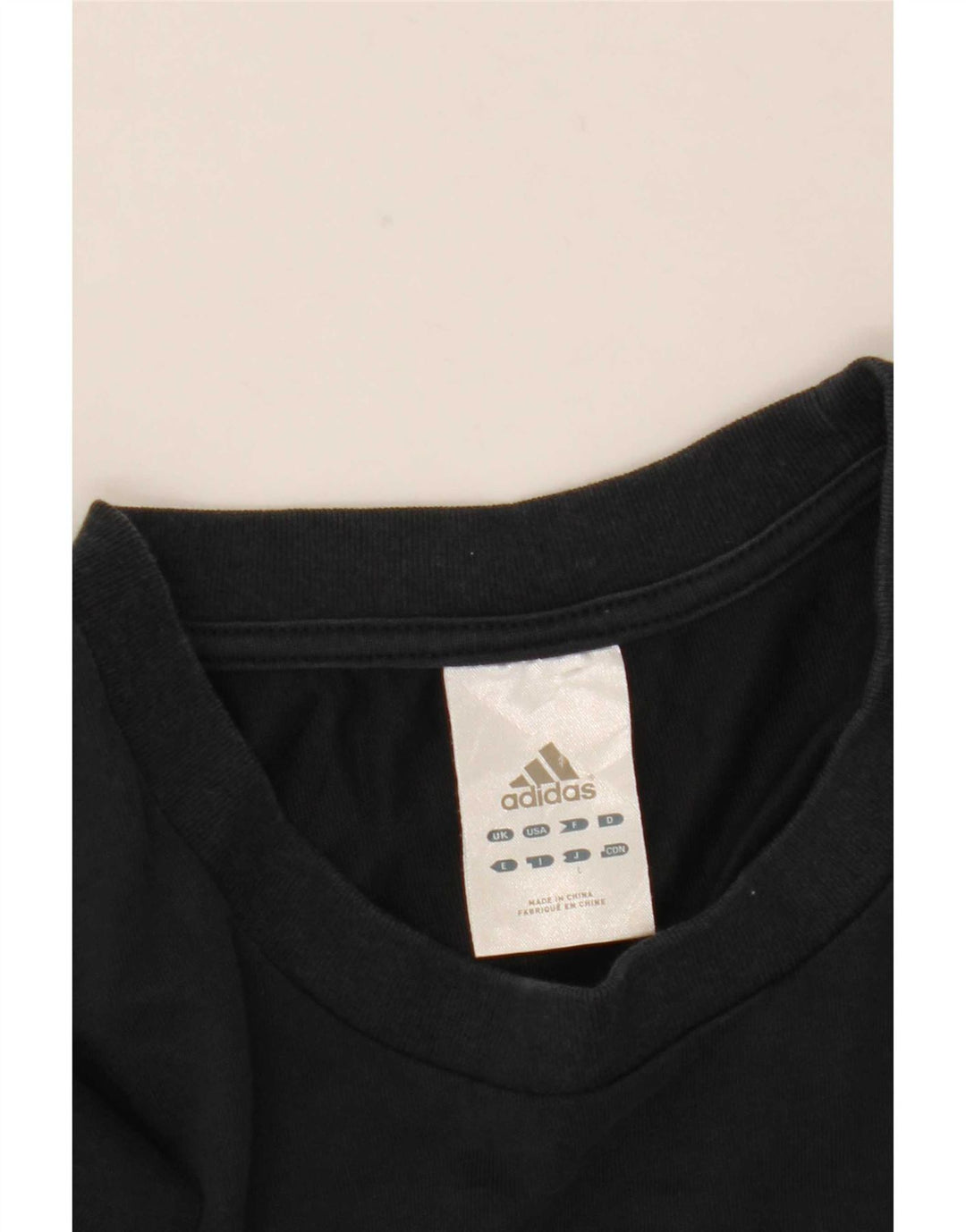 Adidas Uomo Graphic Top Manica Lunga Medio Blu Navy