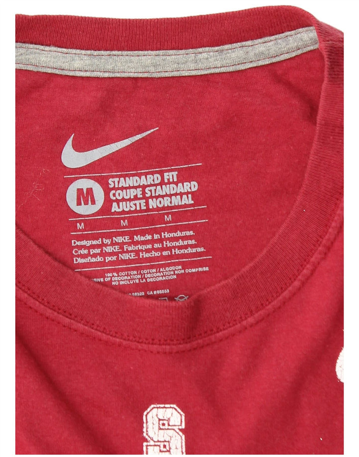 T-shirt grafica Nike Stanford University Standard Fit da uomo, colore rosso medio