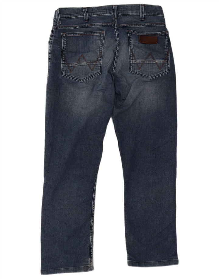 Jeans dritti da uomo Wrangler Greensboro W30 L30 blu