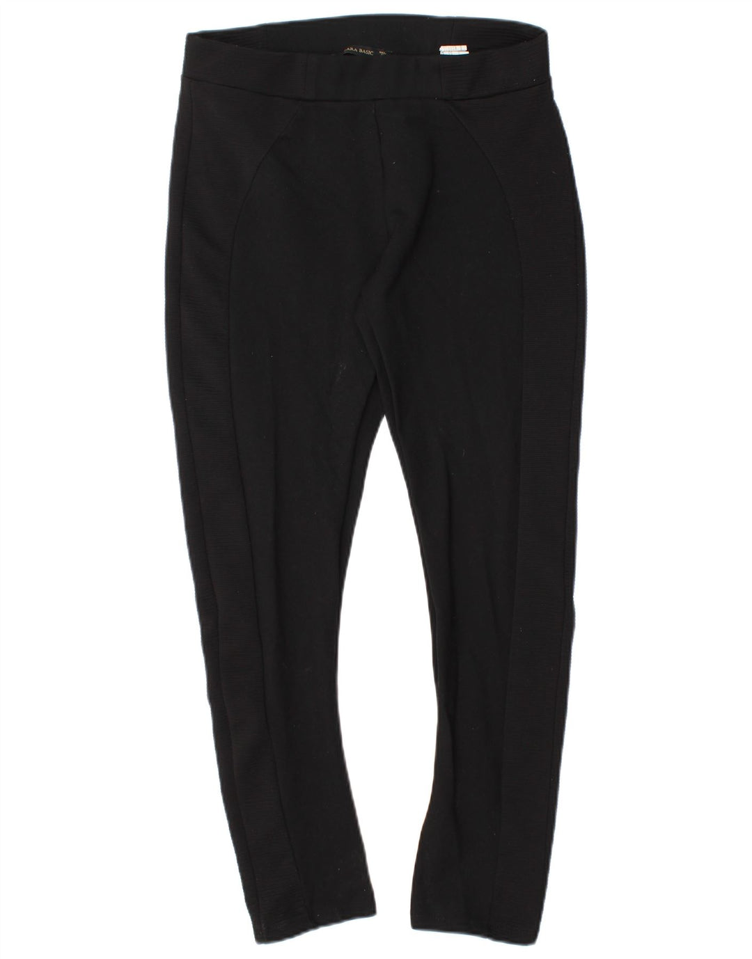 Leggings Zara da donna UK 14 large in viscosa nera