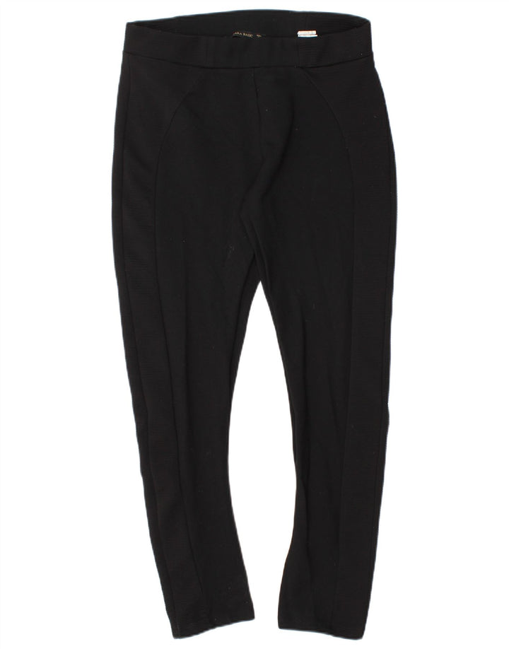 Leggings Zara da donna UK 14 large in viscosa nera