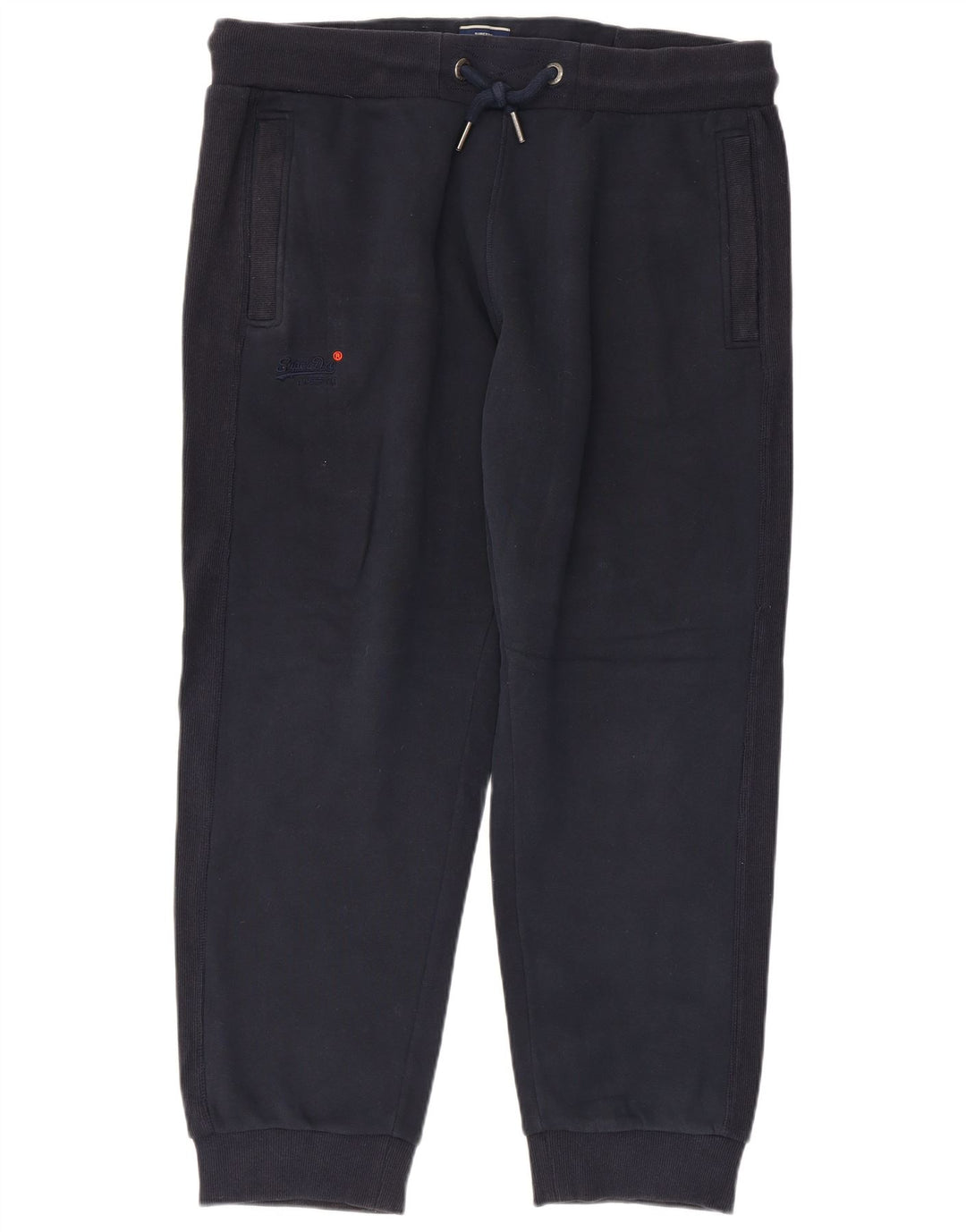 Pantaloni da tuta da uomo Superdry Joggers 2XL Cotone blu navy