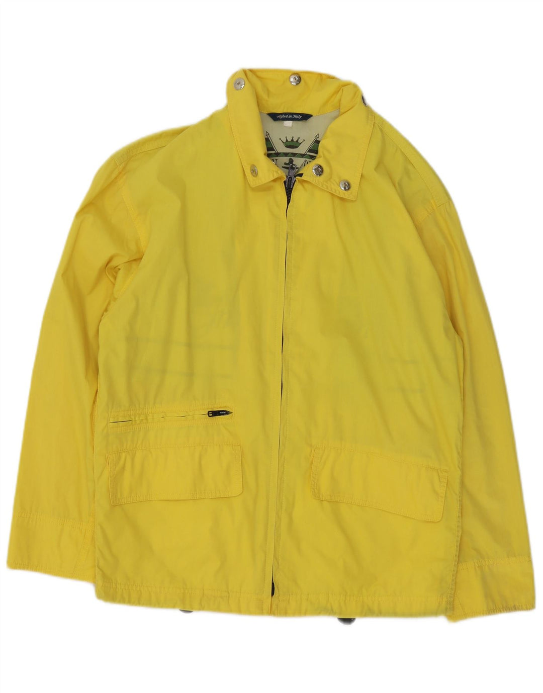 Giacca utilitaria vintage da uomo UK 44 2XL gialla