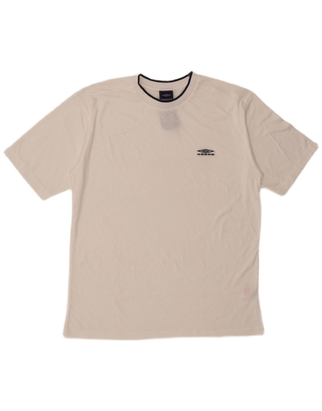 T-shirt da uomo Umbro Top Large in poliestere bianco