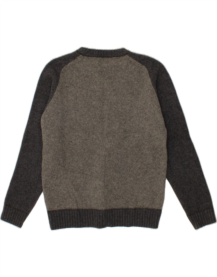 LEVI'S Maglione girocollo da uomo, maglione grande, color grigio, in lana d'agnello
