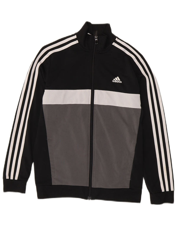 Giacca sportiva Adidas Aeroready da ragazzo 11-12 anni nera sportiva