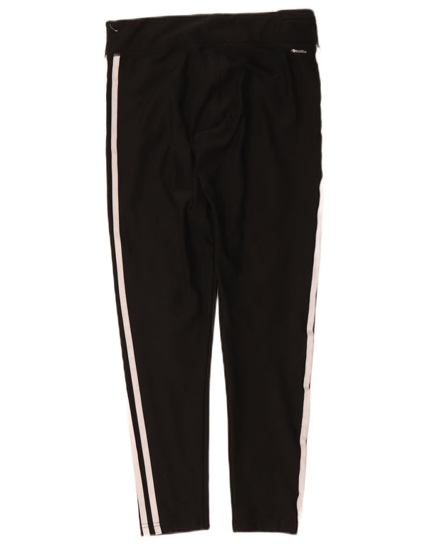 Leggings corti da donna Adidas UK 8 piccoli poliestere nero
