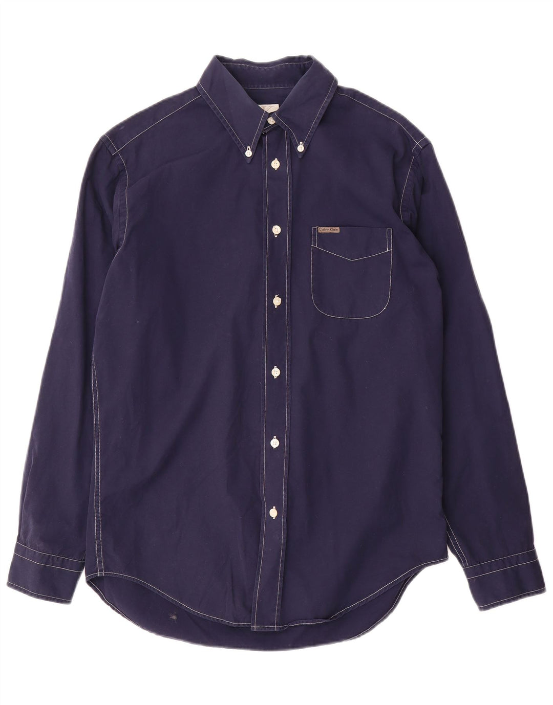 Camicia da uomo Calvin Klein Jeans blu navy medio