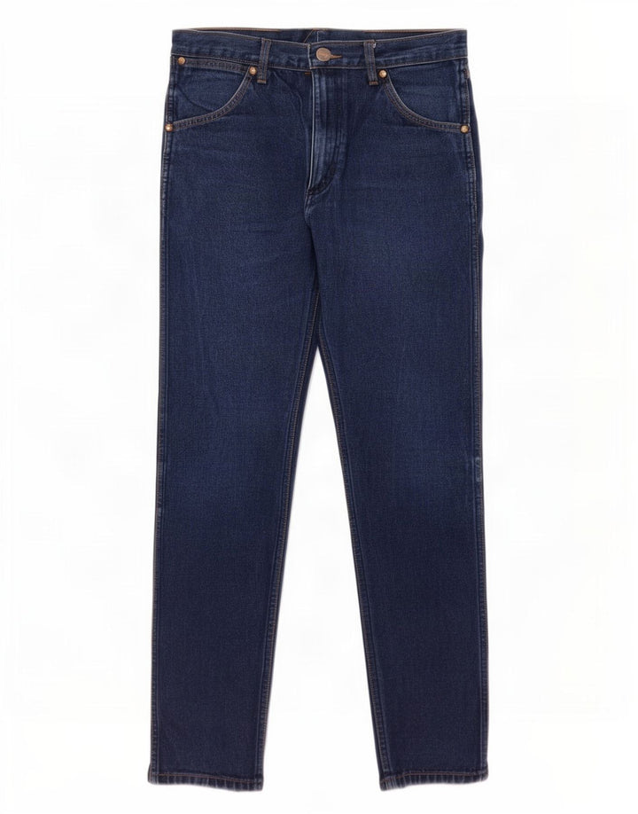 Jeans dritti da uomo Wrangler W32 L32 cotone blu