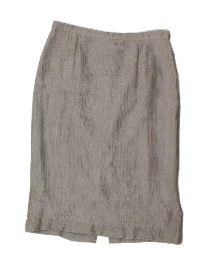 MARINA RINALDI Womens Straight Skirt Size 23 Medium W34 Grey Vintage Marina Rinaldi and Second-Hand Marina Rinaldi from Messina Hembry 