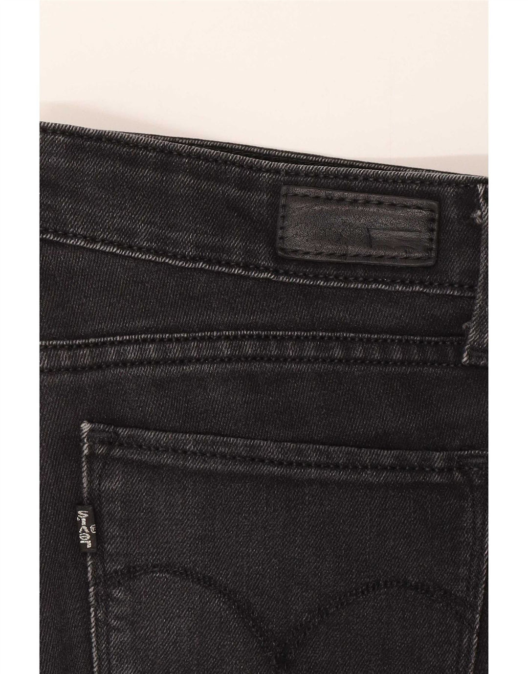 Jeans slim da donna Levi's W27 L32 cotone nero