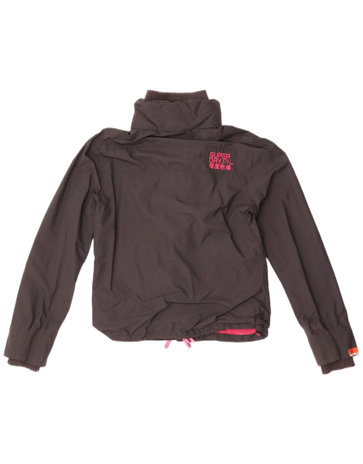 Giacca a vento da donna Superdry The Windcheater UK 16 grande nera