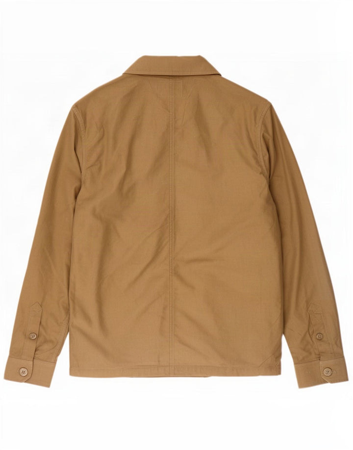 Giacca utility da uomo Marks & Spencer in cotone marrone medio