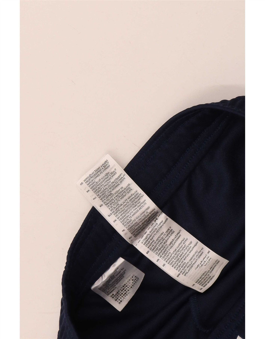 Pantaloni da tuta Adidas Aeroready da uomo piccoli in poliestere blu navy