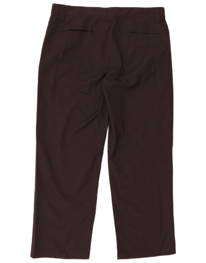 Pantaloni chino dritti da uomo IZOD W36 L30 poliestere nero