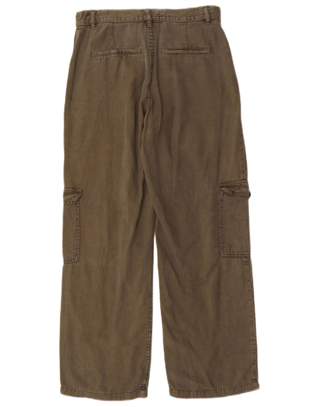 Pantaloni cargo dritti da donna Zara piccoli W26 L27 kaki