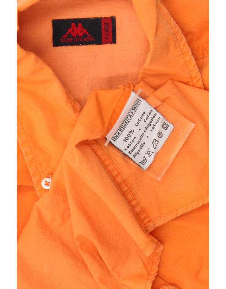 Camicia Kappa Uomo XL Arancione Cotone
