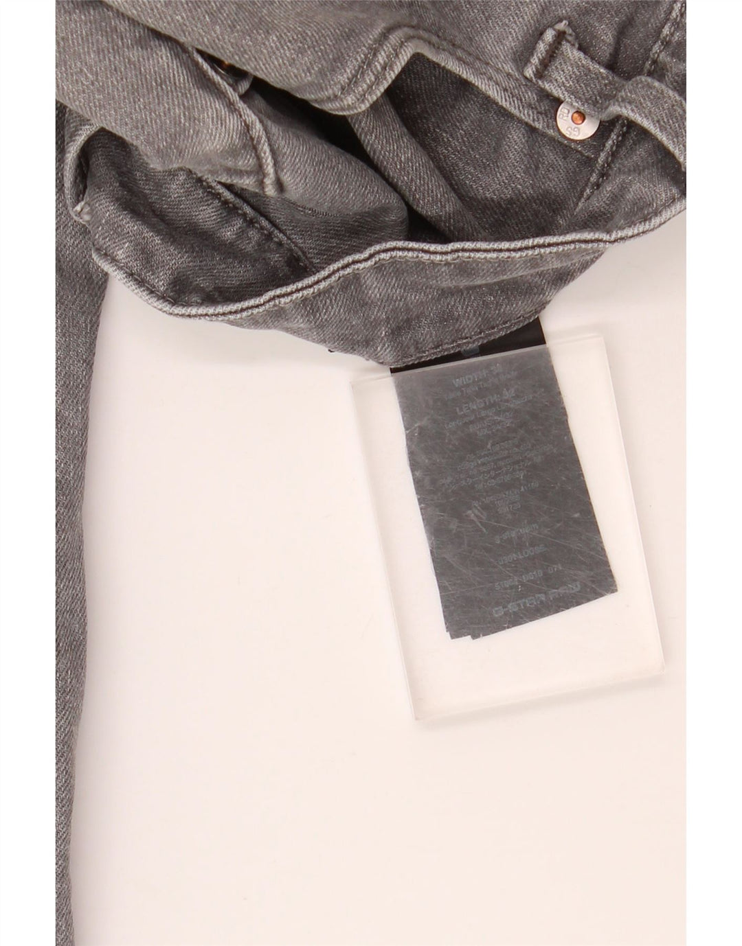 Jeans larghi da uomo G-STAR W34 L32 cotone grigio