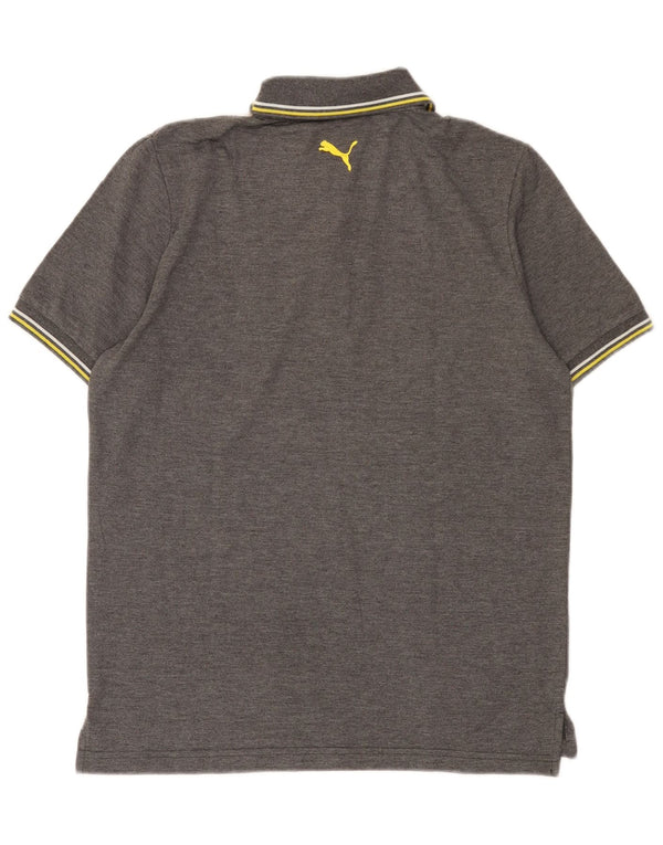 Polo Puma da uomo piccola grigia screziata