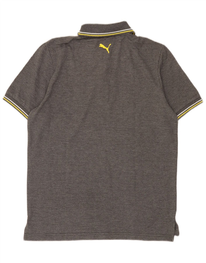 Polo Puma da uomo piccola grigia screziata