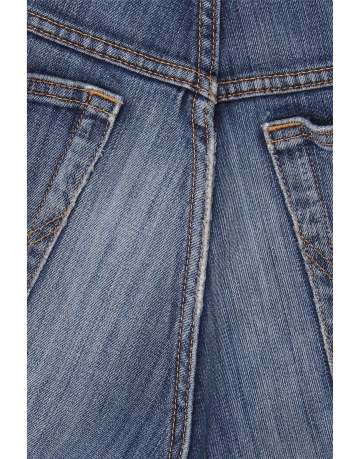 Jeans dritti effetto vissuto elasticizzati Texas da donna Wrangler W32 L32 cotone blu