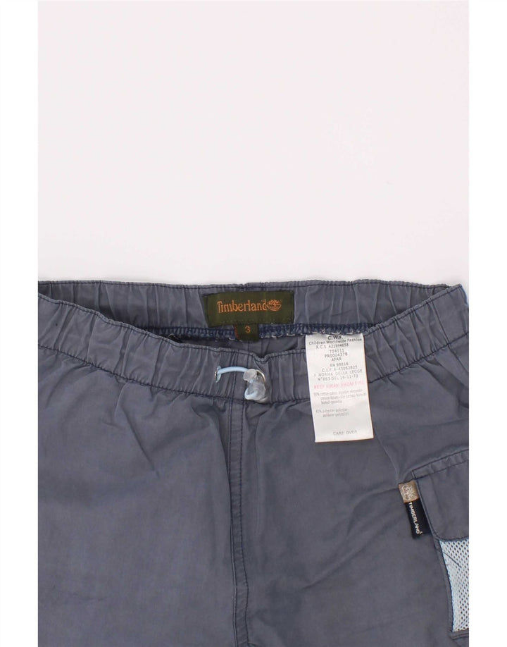 Pantaloncini cargo da ragazzo Timberland 2-3 anni W20 cotone blu navy