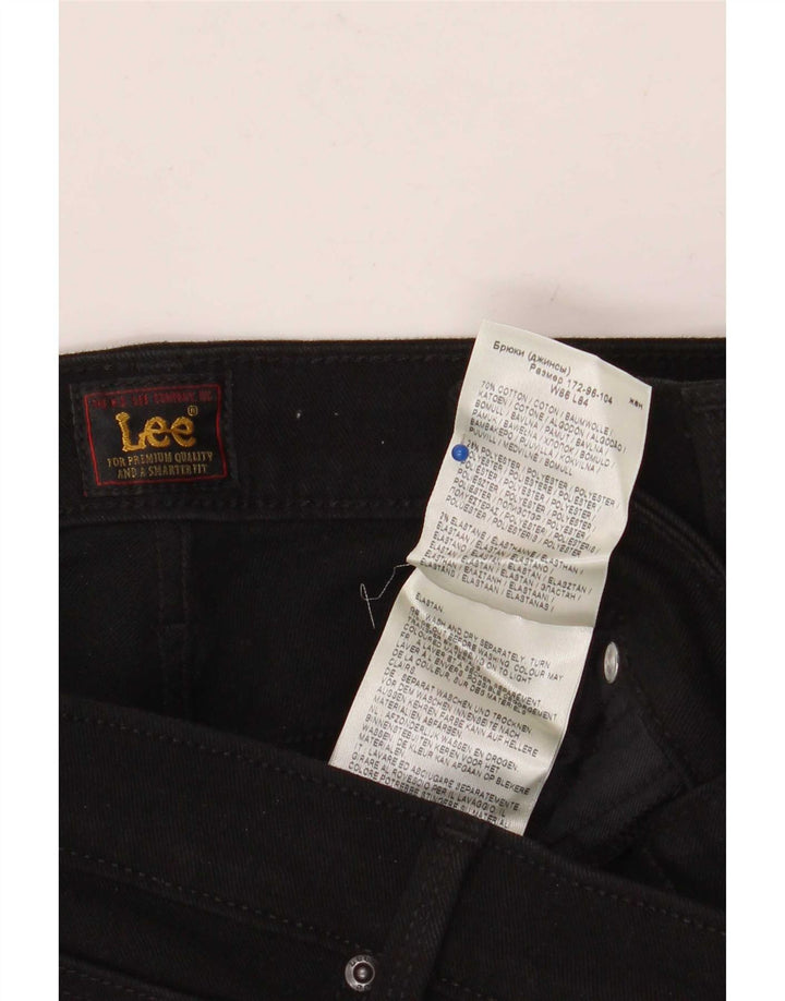 Jeans dritti Marion da donna Lee W34 L33 cotone nero