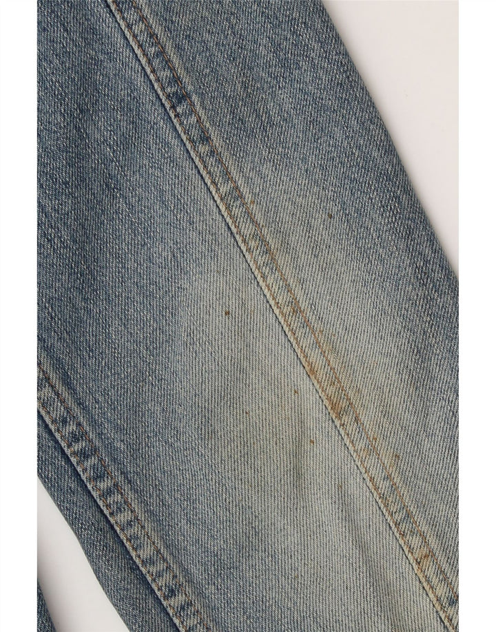 Giacca in denim da donna Benetton UK 16 grande cotone blu