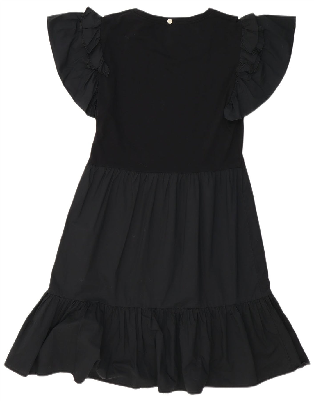 Abito a trapezio da donna Liu Jo UK 12 cotone nero medio
