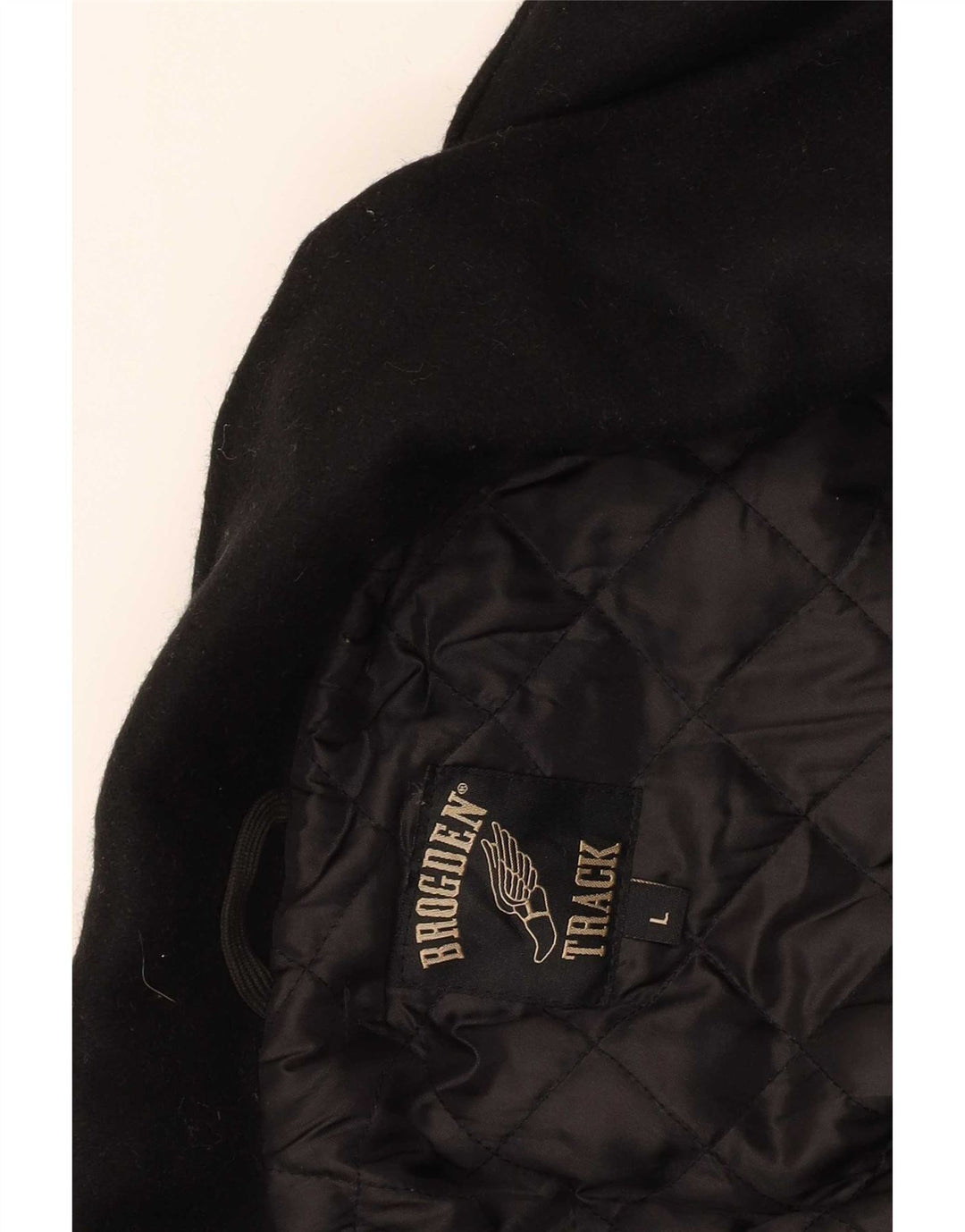 Cappotto da marinaio oversize da donna Brogden UK 16 grande nero