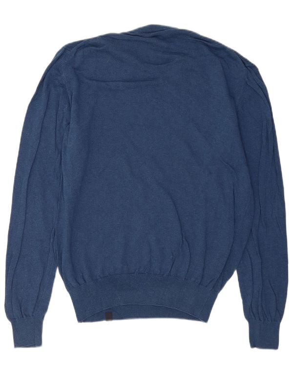 Maglione maglione girocollo da uomo Fay blu medio